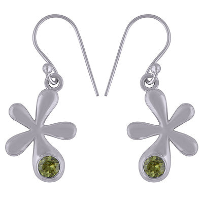 925 Sterling Silver Peridot Earrings - R3501114-3