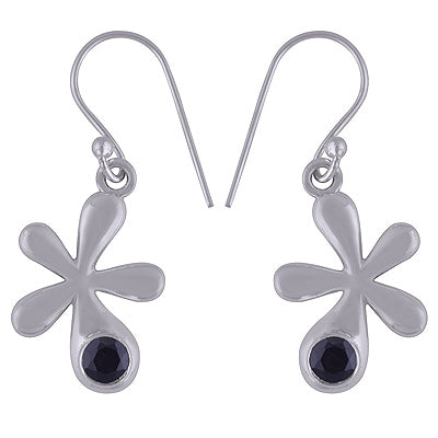 925 Sterling Silver Black Onyx Earrings - R3501114-8