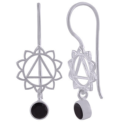 925 Sterling Silver Black Onyx Earrings - R3501125-4