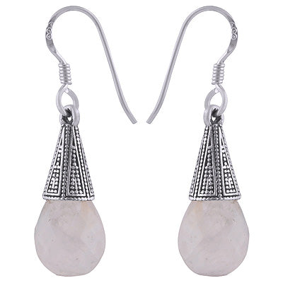 925 Sterling Silver Rainbow Moonstone Earrings - R3501131-6