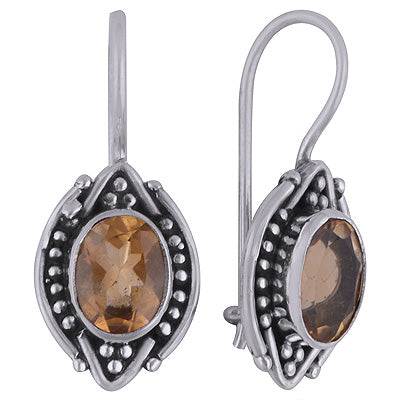 925 Sterling Silver Citrine Earrings - R3501147-4