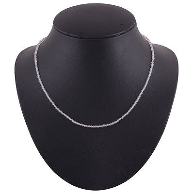 Alluring Tapered Gemstone Beads Crystal Round Shape 925 Sterling Solid Silver Necklace - R3700045-40