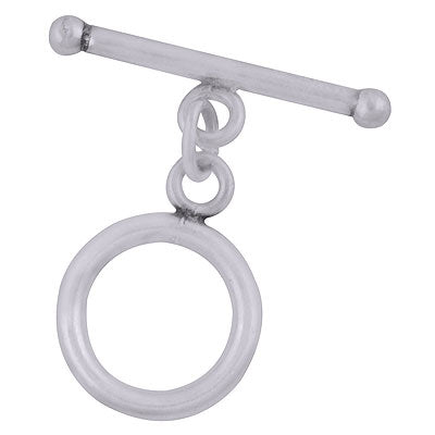 Gorgeous Plain Plain Silver 925 Sterling Solid Silver Toggle Clasp - R40400007-13