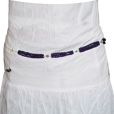121.5gram Amethyst Belly Chain - main product photo (R40470000-3)