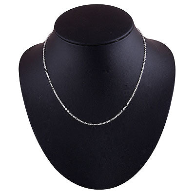 Plain 925 Sterling Solid Silver Chain (AN-18) - R4400078-1