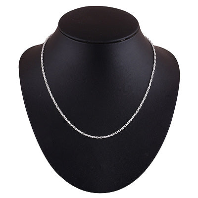Plain 925 Sterling Solid Silver Chain (RO-15) - R4400434-1