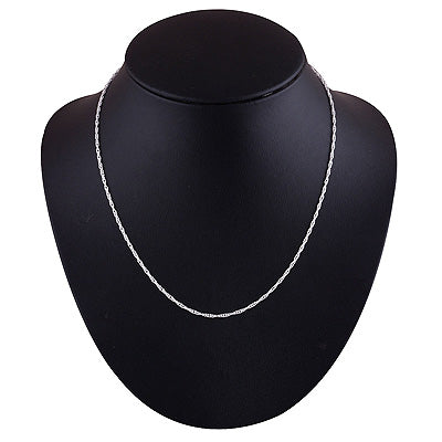 Plain 925 Sterling Plain Silver Chain (RO-12) - R4400527-1