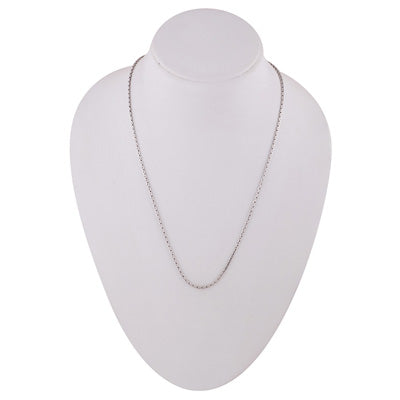 Gorgeous Handcrafted Work on Plain 925 Sterling Solid Silver Chain - R4400576-3