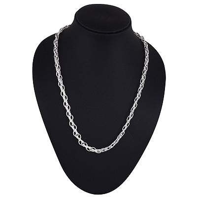 Classic Bold Multiple Shaped Plain 925 Sterling Solid Silver Chain - R4400582-11