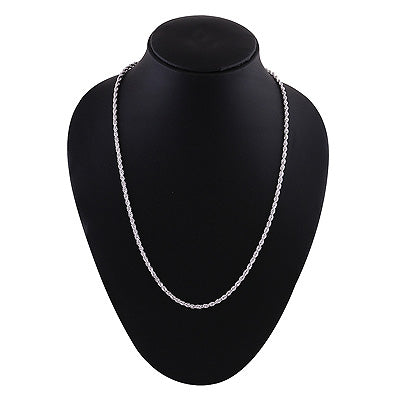 Stunning Lobster Lock Plain 925 Sterling Solid Silver Rope Chain - R4400619-3