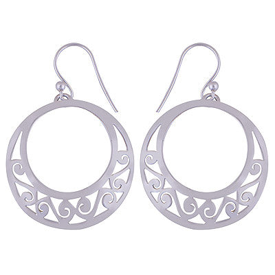 925 Sterling Silver Plain Earrings - R4600358-26