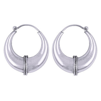 Authentic Wire Design Bali 925 Sterling Solid Silver Earrings - R4600378-19