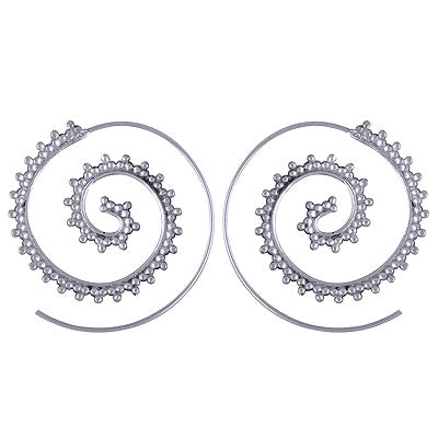 925 Sterling Silver Plain Earrings - R4600641-1