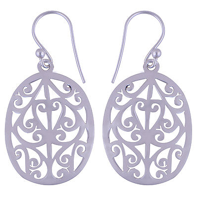 925 Sterling Silver Plain Earrings - R4600805-1