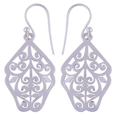 925 Sterling Silver Plain Earrings - R4600825-1