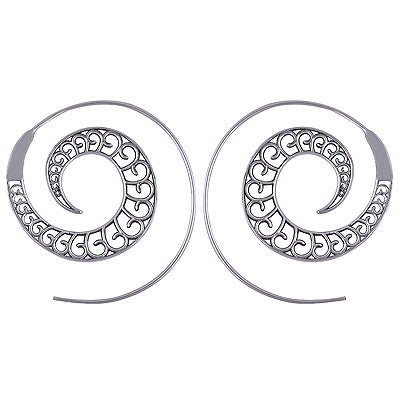 925 Sterling Silver Plain Earrings - R4600841-1