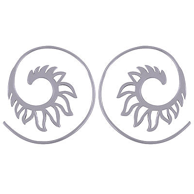 925 Sterling Silver Plain Earrings - R4600842-1