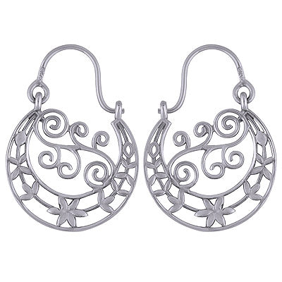 925 Sterling Silver Plain Earrings - R4600855-1