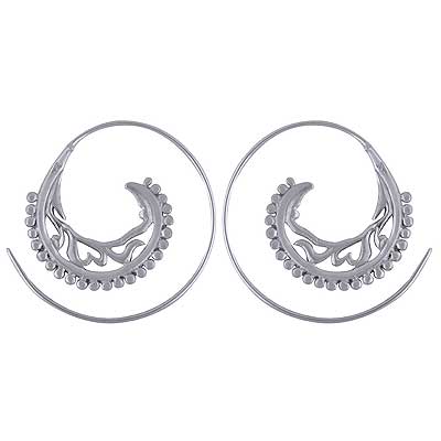 925 Sterling Silver Plain Earrings - R4600871-1
