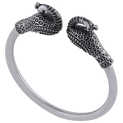 925 Sterling Silver Plain Bangle - R4700019-1