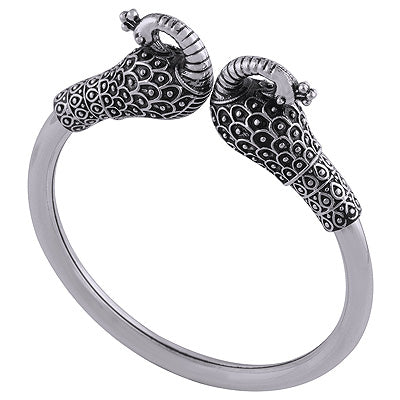 925 Sterling Silver Plain Bangle - R4700020-1