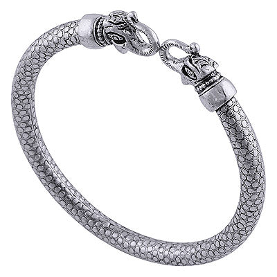 925 Sterling Silver Plain Bangle - R4700025-6