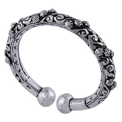 925 Sterling Silver Plain Bangle - R4700029-13
