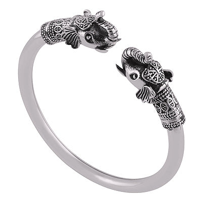 925 Sterling Silver Plain Bangle - R4700056-1