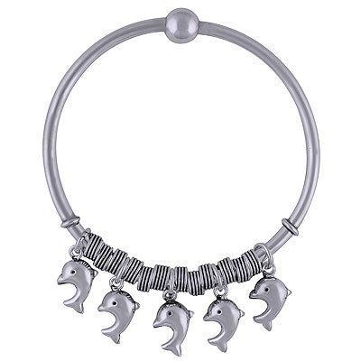 925 Sterling Silver Plain Bangle - R4700093-17