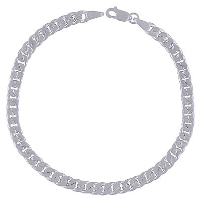 925 STERLING SILVER PLAIN BRACELET - R5400140-6