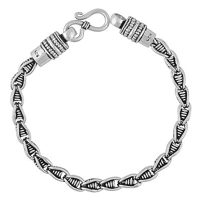 Beautifully Designed Plain 925 Sterling Solid Silver Bracelet - R5400178-11