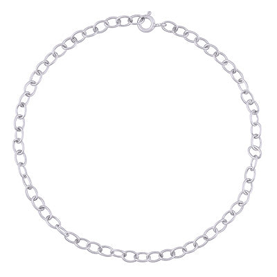 Beautiful Plain 925 Sterling Solid Silver Bracelets (LA-24) - R5400203-1