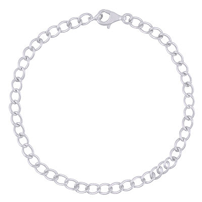 Alluring Plain 925 Sterling Solid Silver Bracelets - R5400209-1