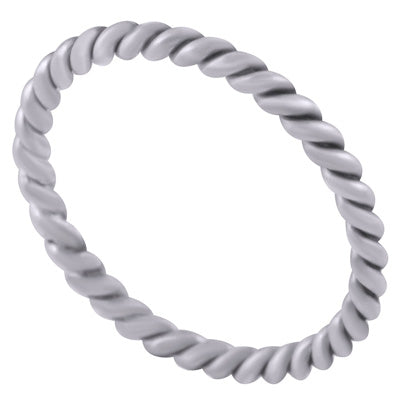 Gorgeous Twisted Work on Band Band 925 Sterling Solid Silver Ring - R5600143-23