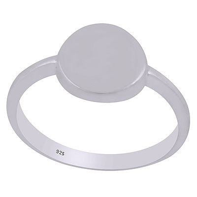 Beautiful Minimal Plain 925 Sterling Solid Silver Ring - R5600521-1
