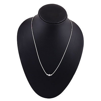 Beautiful Beads Bolo Pattern Plain 925 Sterling Solid Silver Necklace - R5800116-2