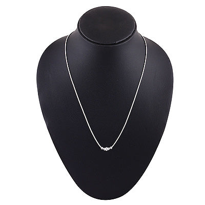 Beautiful Beads Bolo Pattern Plain 925 Sterling Solid Silver Necklace - R5800116-3