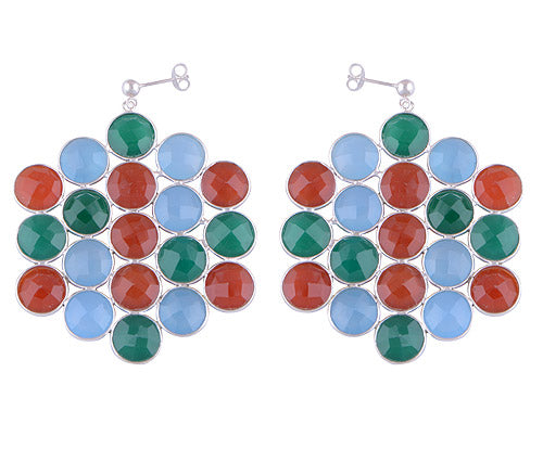 Carnelian, Blue Chalcedony, Green Onyx - R6500411-7