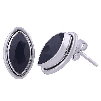 2.8gram Black Onyx Cut Stone Studs - R6500668-35