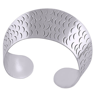Beautiful Engraved Work on 925 Sterling Solid Silver Bangle - R7100000-33