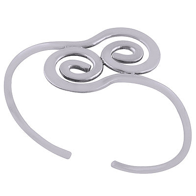 Beautiful Wire Wrapped on 925 Sterling Solid Silver Bangle - R7100011-19