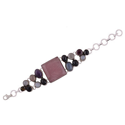 Amethyst,Garnet,Rainbow Moonstone,Blue Chalcedony,Tiger's Eye,Rose Quartz,Black Onyx - R7400004-18