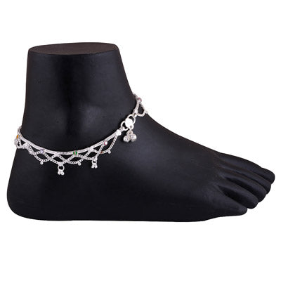 925 STERLING SILVER PLAIN ANKLET - R7600018-146