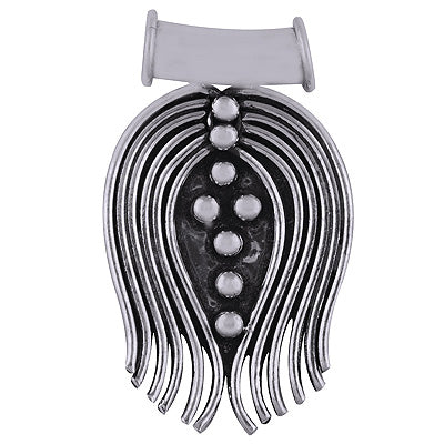 Stunning Handcrafted Plain 925 Sterling Solid Silver Pendant - R8400001-491