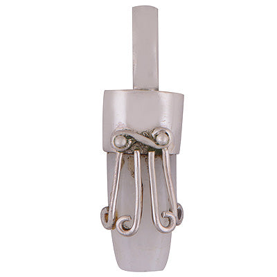 Gorgeous HandWork on Gemstone Rainbow Moonstone Irregular Shape 925 Sterling Solid Silver Pendant - R8400008-5