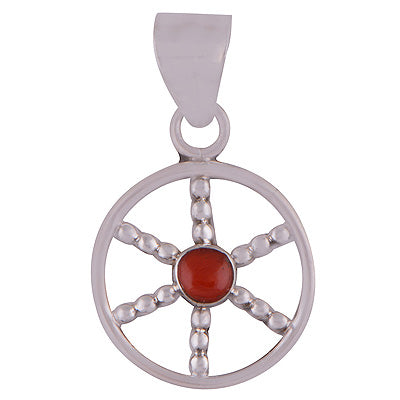 Stunning Uniquely Designed Coral Irregular Shape 925 Sterling Solid Silver Pendant - R8400020-10