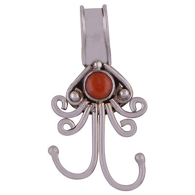 Stunning Uniquely Designed Coral Irregular Shape 925 Sterling Solid Silver Pendant - R8400020-8