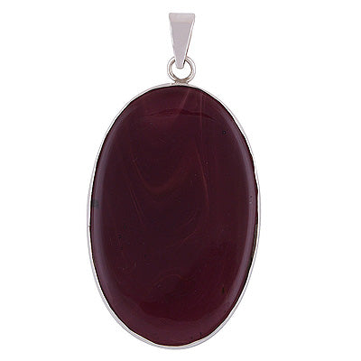 Gorgeous Gemstone Onyx Oval Shape 925 Sterling Solid Silver Pendant - R8400023-10