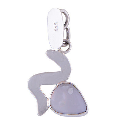 Uniquely Designed Handwork Opal Pear Shape 925 Sterling Solid Silver Pendant - R8400030-1