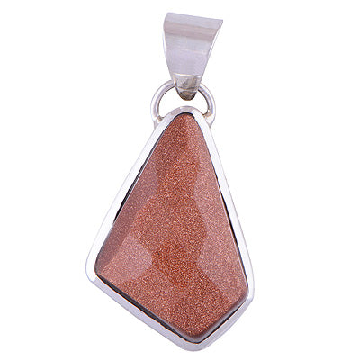 Plain Beautiful Gemstone Ruby Fancy Shape 925 Sterling Solid Silver Pendant - R8400060-1
